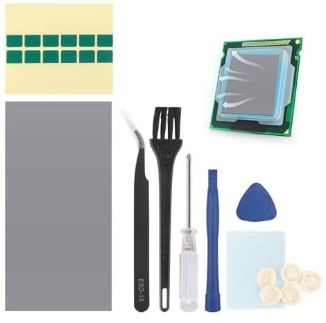 40x80mm PTM7950 Almohadilla Conductora Térmica para PS5 CPU GPU SSD Thermal Pads para Steam Deck CPU GPU SSD PTM7950 Pad Térmico CPU Repair