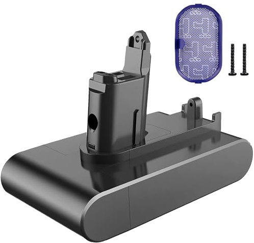 Batterie de Rechange 5000 mAh DC45 DC31 pour aspirateur Dyson Type B DC31 DC34 DC45 DC35 DC56 DC57 avec Filtre (Uniquement Compatible avec Dyson Type B)