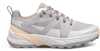RevolutionRace Daytrek Walking Shoes für Damen, Leichte und Atmungsaktive Wanderschuhe, Light Gray, 40