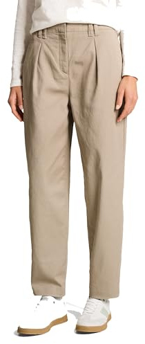 TOM TAILOR Damen Tapered Fit Stoffhose
