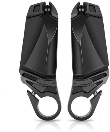 Faltbare Legierung Schraubstock Griff Radfahren Bar Rotation Fahrrad Lenker Rückspiegel Fahrrad Rückspiegel mofa spiegel