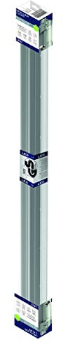 Müller-Licht Aqua-Promo 150 cm LED Feuchtraumleuchte Feuchtraumlampe, neutralweißes Licht (4000K), zweiflammig, 2x 24 W Rohr, 2500lm, Werkstattleuchte, Garagenleuchte, ip65, grau