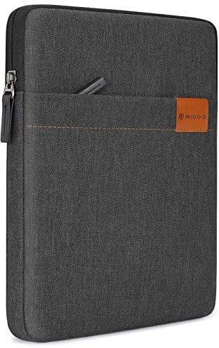 NIDOO 8 Inch Water-Resistant Laptop Sleeve Case Protect Bag Portable Carry for 8.3 iPad mini 6/7.9 iPad mini 4 5/8 Tab M8 3th Gen / 8.7 Galaxy Tab A7 Lite / 8 MatePad T 8 Kids Edition,Dark Grey