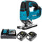 Makita DJV182 18V LXT Brushless Jigsaw with 2 x 5Ah Batteries & Charger