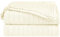 sourcing map Kuscheldecke Baumwolle Decken Strick Tagesdecke Weich & Warm für Schlafzimmer Sofa usw. Beige 180x200cm