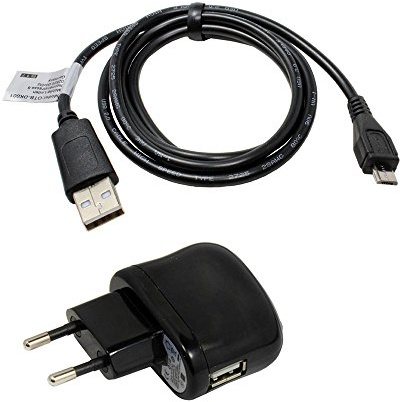 P4A Ladeset, USB Kabel, USB Adapter kompatibel mit Jay-Tech Tablet PC XE10D MD1001, Micro USB, 2,1A