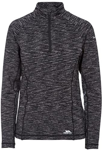 Trespass Womens Long Sleeve 1/2 Zip Pullover Gym Top Active Workout Edith