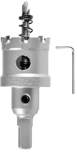 KATUR TCT Lochsäge Hartmetall-Bohrer 35mm, Wolframkarbid bestückter Lochbohrer, Hochleistungs-Industrie-Lochbohrer für Edelstahl, Metall, Eisen, Legierung, Kupfer, Holz, Kunststoffe