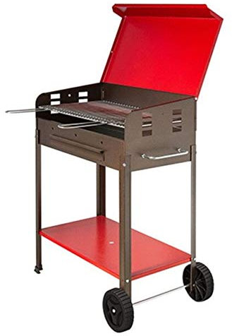 PEBSHOP Barbecue A Carbone in Ferro Verniciato (CM 40 X 70 X H 90)