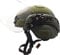 LEJUNJIE Taktisch Mich 2000 Schnell Helm mit klarem Riot Visier Gesichtsschutz Schiebeschutzbrille für Airsoft Paintball CS Kriegsspiele im Freien
