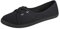 Elara Damen Ballerinas Sneaker Schnürer Chunkyrayan BD1413-BL Black-39