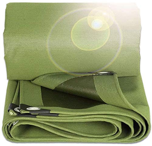 QIAOH Lona Impermeable Exterior con Ojales 4X8m, Toldos Exterior Impermeable, Lona De Protección para Muebles De Jardín, Camping, Madera, Piscina, Vehículos Y Barcos