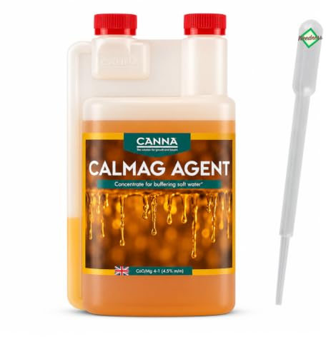 Weedness Canna CALMAG Agent 1 Liter - Naturdünger NPK Dünger Grow Flüssig Bio Organischer Tomaten Gurken