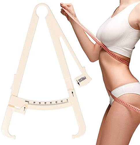 Medidor de grasa corporal Calibrador, Calibrador de grasa corporal, Monitor personal de grasa corporal Probador de pliegues cutáneos Dispositivo portátil de medición de grasa corporal Calibrador