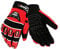 BOSmoto Motorradhandschuhe Fahrrad Sport Gloves Sommer Motorrad Handschuhe XS-3XL (Rot, XS)