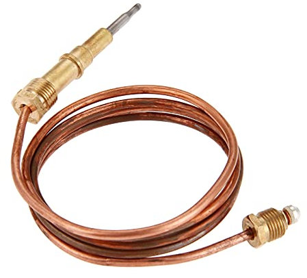 Cfty Heizungsteile 1kit Universal Gas Thermoelement 27,5 Zoll M11 / M10. Kamin Gas Thermoelement Feuerstelle Grillofen for Gas-Patio-Heizung im Freien