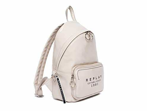 REPLAY Damen FW3324 Rucksack, 003 Off White