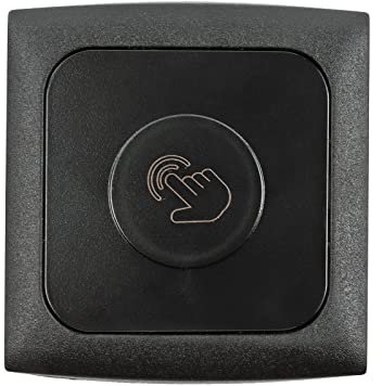 Dimmer Schalter schwarz 12V DC 48W Touch Dimmschlater Set: Dimmer, Abdeckung, Rahmen