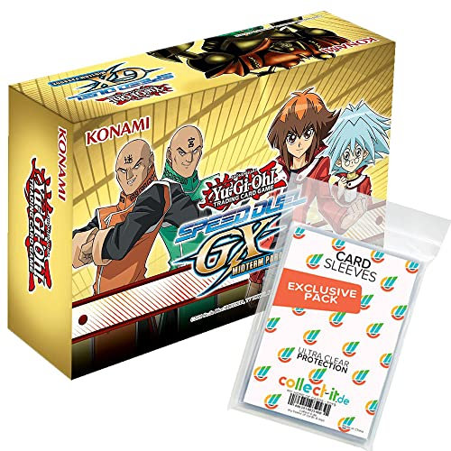 collect-it.de MY HOME OF CARDS + TOYS Exklusive Sleeves im Bundle mit Yugioh Speed Duel GX: Midterm Paradox - 1 Box - Deutsch
