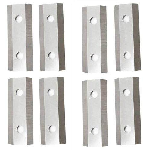 WNJ-TOOL, 4 Pair Garden Shredder Blades Chipper Knife Spare Parts Replacement For SCREWFIX TITAN TTB3535HR 2500W Tools Accessories
