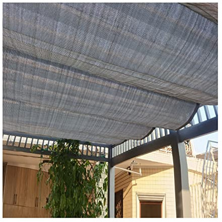 Pergola avec Toit rétractable, auvent de pergola rétractable extérieur, Voile d'auvent d'ombrage de Vague de Fil de glissière résistant aux UV de Porche, couver