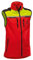 Pfanner® Forest Light Weste mit maximaler Bewegungsfreiheit und hoher Auffälligkeit, Farbe:rot/gelb, Größe:L