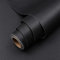 Hode Papier Adhesif pour Meuble Noir Mat 40X1000cm, Film Autocollant Meuble Décoratif, Papier Peint Adhesif Mural, Rouleau Vinyle Autocollant Impermeable pour Cuisine Tables Armoires