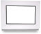 Kunststofffenster - Festverglasung - Fenster - innen weiß/außen weiß - BxH: 75 x 45 cm - 750 x 450 mm - 2 fach Verglasung - 60 mm Profil