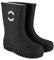 Mikk-line Stivali di gomma per bambini | Stivali da pioggia imbottiti per bambini | Stivali di gomma impermeabili | Scarpe da pioggia e stivali per bambini, Nero , 31 EU
