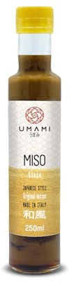 Umami Salsa Miso Glaze 250ml, elaborata con Shiro Miso Fatto in Giappone e con il nostro Mirin, senza conservanti, coloranti ne OGM