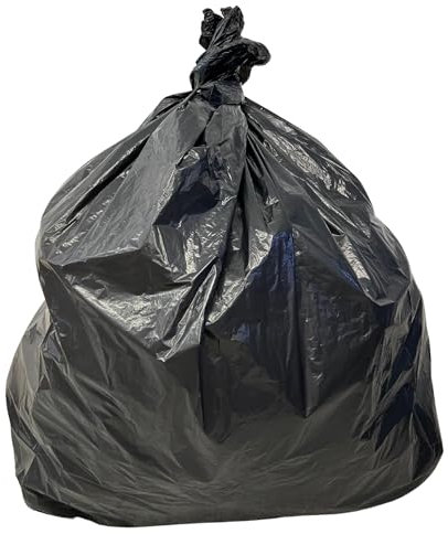 Box of 100 ECO Lynx Medium Duty Black Wheelie Bin Liners
