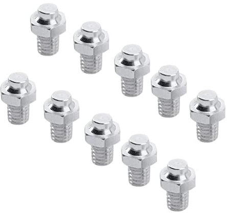 Aymzbd 10pcs Fahrrad Pedal Schrauben Mountainbike Pedal Feste Noppen Anti Rutsch, Silber