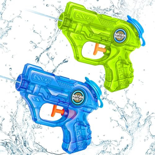 Wasserpistole Spielzeug Kinder, 2pcs Wasserpistole Klein, Mini Wasserpistolen Spritzpistole, Water Gun, Wasserpistolen, Spritzpistolen für Kinder, Wasserpistole für Kinder