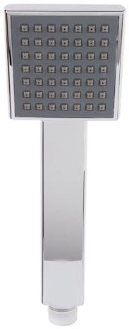 Pommeau de douche à main carré haut de gamme, pulvérisation supérieure, argent, salle de bain, tout en métal, pluie de 10 pouces avec inverseur combiné à 3 réglages