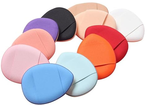 Lot de 12 mini éponges de maquillage pour le visage, idéales pour les fêtes, Halloween