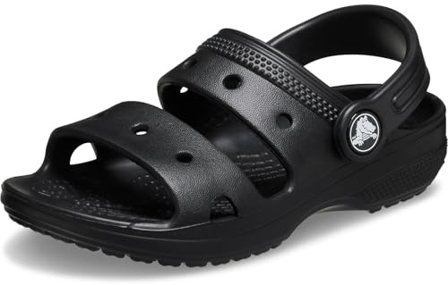 Crocs Unisex Kinder Classic Crocs Sandal T Sandalen, Black, 25/26 EU