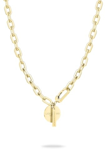 LIEBESKIND BERLIN Damen Halskette – Edelstahlkette in Gold, Roségold & Schwarz – Schlichte & auffällige Designs – Moderner Schmuck für Alltag & besondere Anlässe