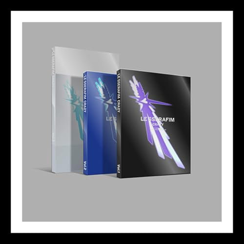 LE SSERAFIM [CRAZY] 4th Mini Album (VOL.3 + Gift Card) K-POP SEALED
