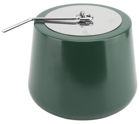 Cheminée de Table Personnelle, Brasero de Table sans Fumée pour Utilisation Intérieure et Extérieure, Longue Durée de Combustion, Légère et Portable, Vert, Profitez de Nuits