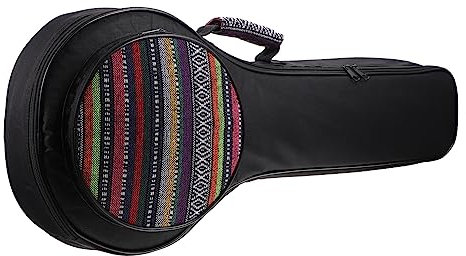 CIMAXIC Mandolin Hard Case Storage Bag Portable Carrying Bag for Mandolin Handle Creative Pattern Lightweight