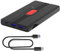Agwuoetr 1Set HDD SSD Hard Drive Enclosure Multifunctional USB3.0 Type-C for TF SD Card Hard Drive Enclosure