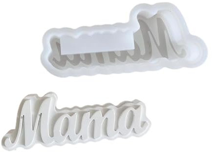 Beimus Flexible 3D-Silikonform für Charms, Buchstabenform, Ornament, Gießformen für Kerzenhalter