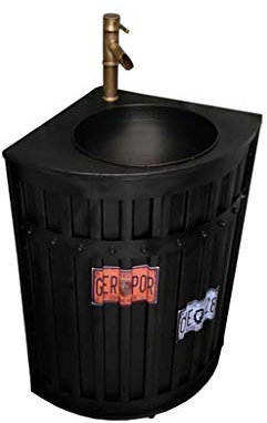 BDMFJY Meuble de salle de bain autoportant avec évier, meuble de salle de bain à domicile, meuble de toilette, lavabo de style industriel, lavabo de salle de bain, lavabo créatif pour bar, café