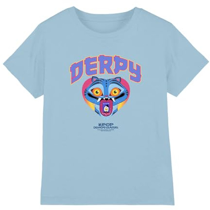 Kpop Demon Hunters Unisex Kid's Derpy Collegic T Shirt