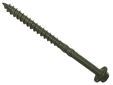 Forgefix SPECTRE Timber Fix Screws 6.7 x 175mm GRN – Box of 50, corrosion-resistant, heavy-duty screws for timber construction and outdoor use.