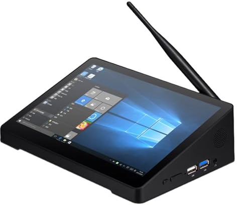 H7 7 pollici Mini PC Tablet, Windows 10 Computer Industriale con Processore N4020, 3GB RAM, 64GB di Stoccaggio, All-in-One Design, Doppia Antenna