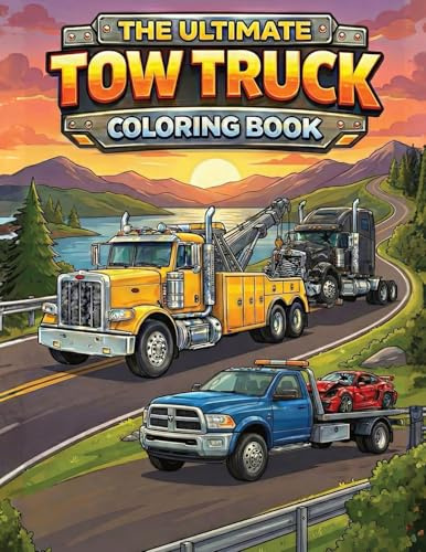 The Ultimate Tow Truck Coloring Book