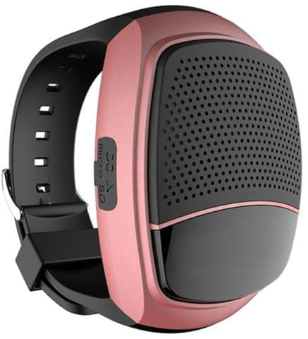 Aboiled Rose Gold B90 Wrist Watch Speaker with FM Radio for Bluetooth Use