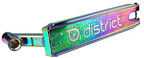 District DK50 Pro Stunt-Scooter Deck 115 mm x 500 mm (Farbe Chrom)