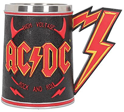Nemesis Now Chope à bière AC/DC, B4295N9, Noir, Acdc.